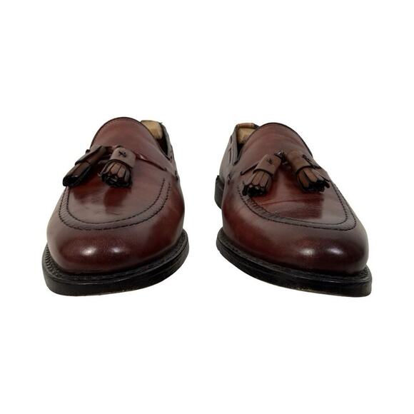 Allen Edmonds Grayson Burgundy Oxblood Tassel Loafers Leather Men\'s Shoe 6.5 D main image 11